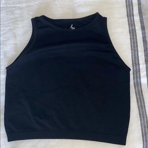 free people high neck seamless crop top